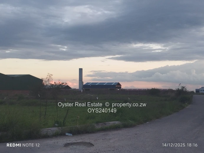 A serviced stand in a developed area