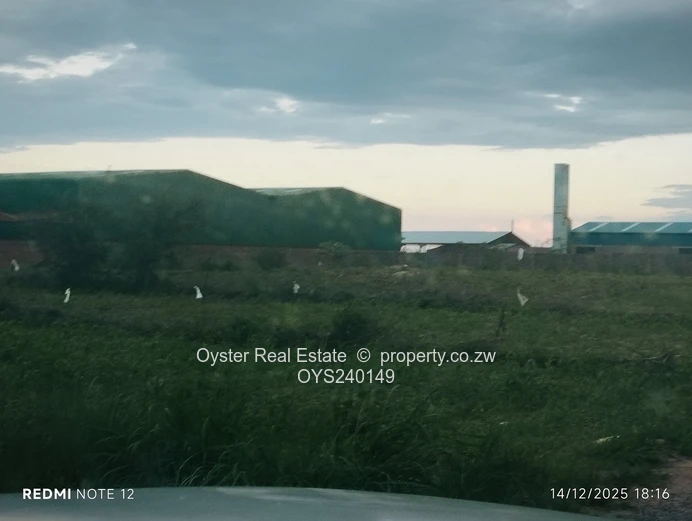 A serviced stand in a developed area